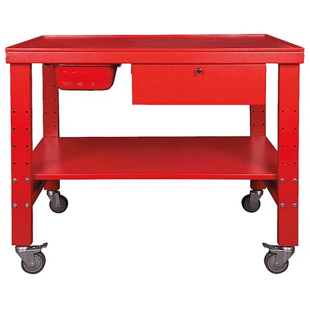 American Forge & Foundry Heavy Duty Tear Down Table with Shelf, 1000 Lb. Capacity 994